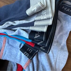 9 PK Hanes Boys Boxer Brief Underwear